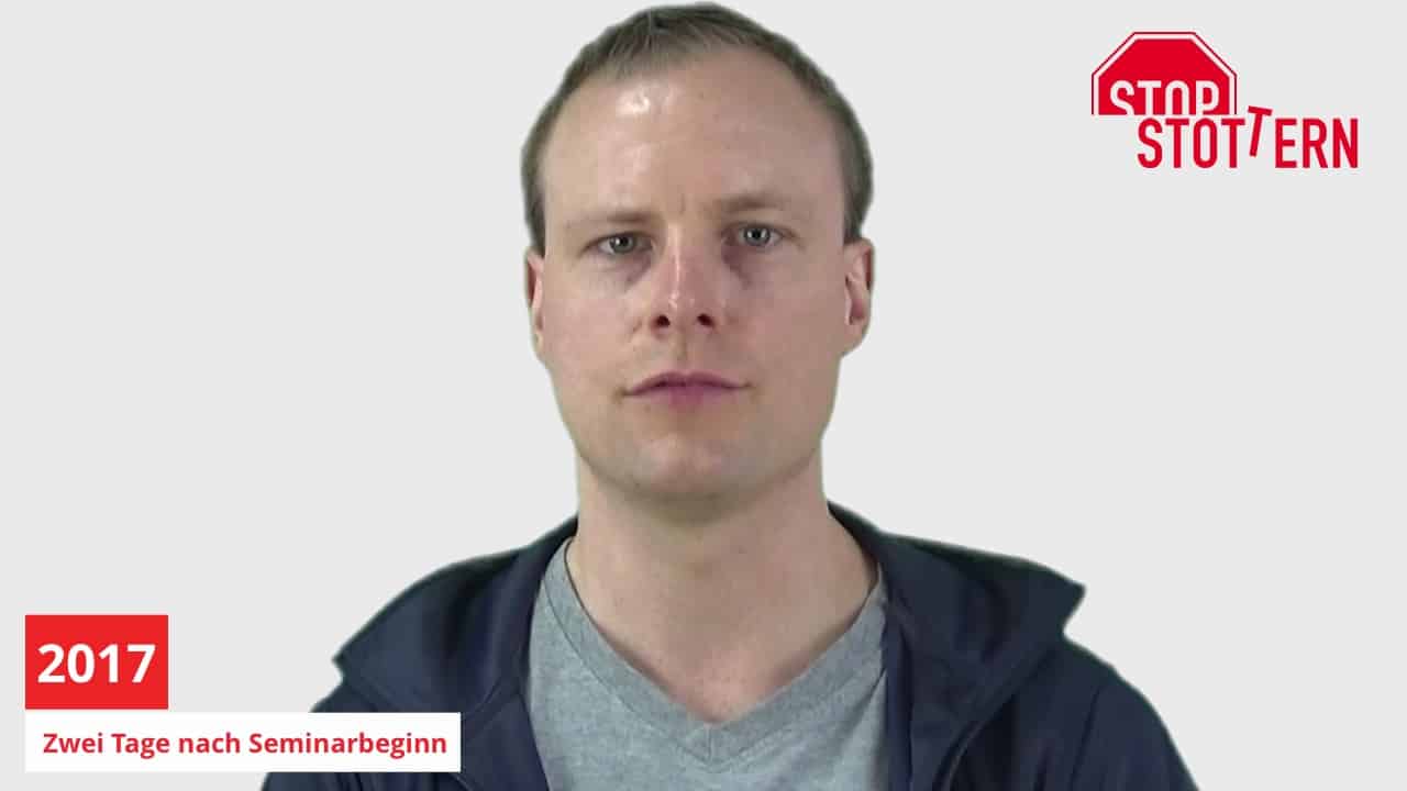 Teilnehmer Jonas nahm erfolgreich an der Stottertherapie teil