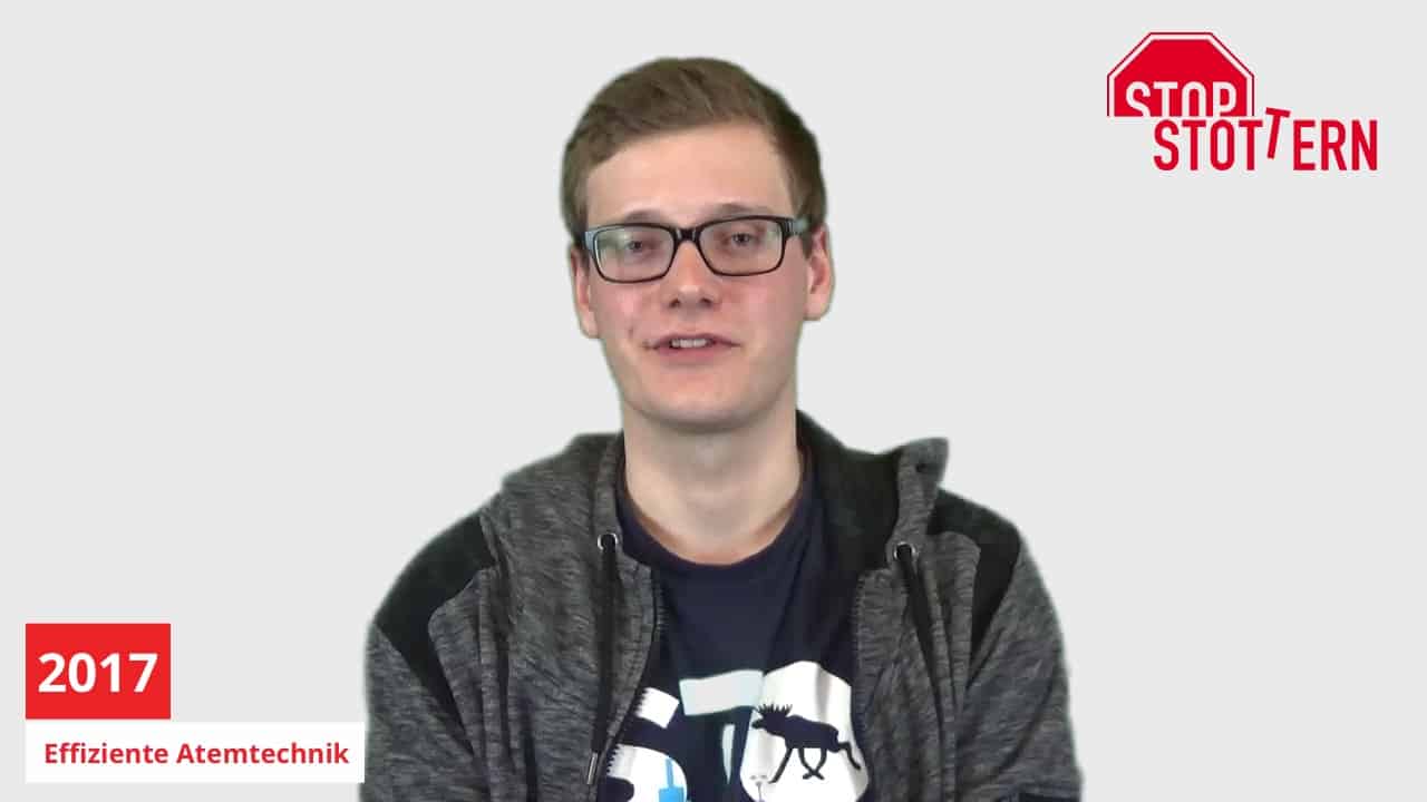 Teilnehmer Maximilian nahm erfolgreich an der Stottertherapie teil