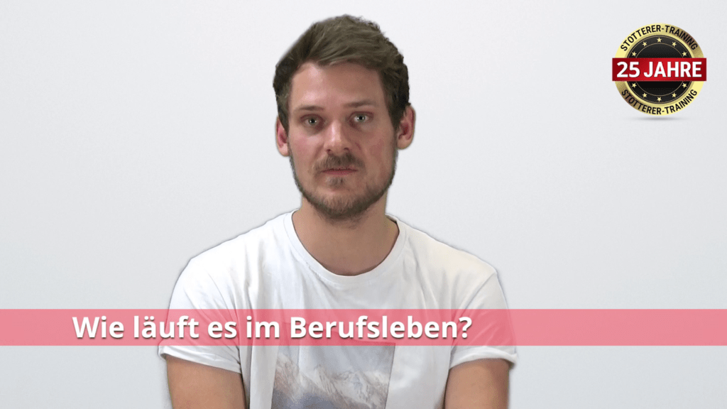 Teilnehmer Patrick nahm erfolgreich an der Stottertherapie teil